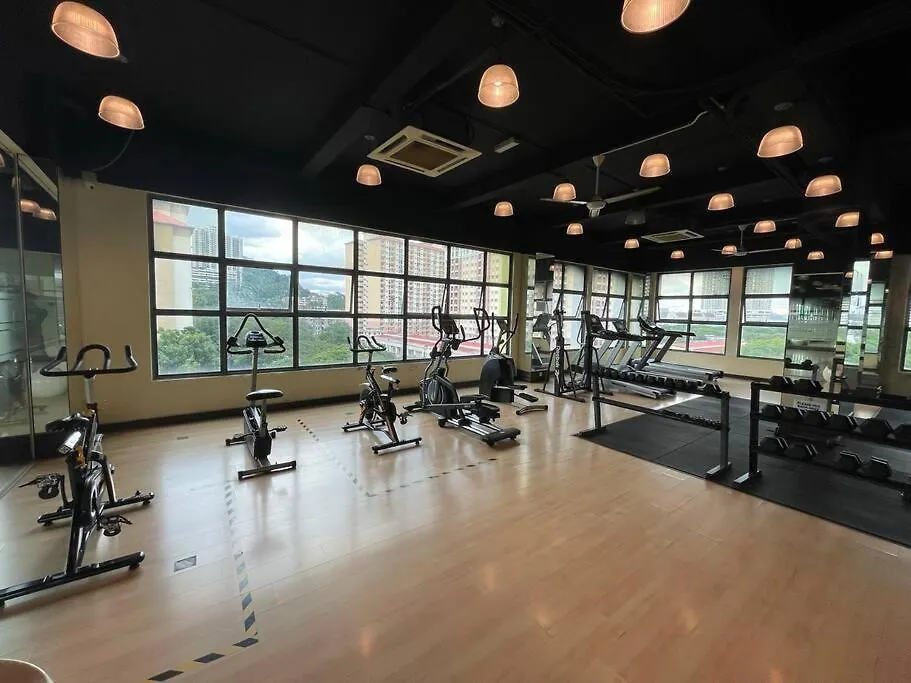 아파트 Dalamanda 3Pax Sunway Velocity Balcony Cityview 쿠알라룸푸르 말레이시아